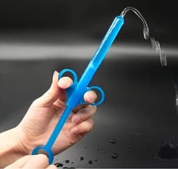 3-Delige Glijmiddel Injector I Anaal Douche I Verhoogd Comfort & Gebruiksvriendelijke I Voor Hem & Haar I ABS I Blauw — thumbnail 7
