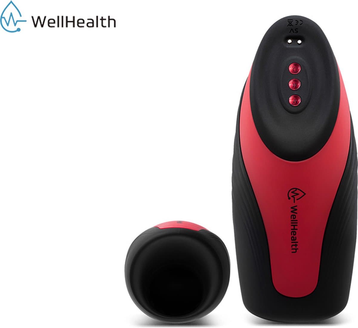 Wellhealth - Masturbator voor Mannen - Zuigen - Automatisch - Verwarmend — afbeelding 1