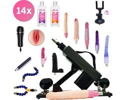 Rhoades Neukmachine met 14 Accessoires - Dildo's - Pocket Pussy - Glijmiddel - Toycleaner - Camera Telefoonhouder - Meest Uitgebreide Sex Machine in de Benelux - Unisex - Fuck machine - Fuckmachine - Seksmachine - Sexmachine - Discreet Verzonden