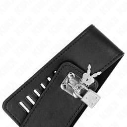 KINK - KETTING MET RIEM 116 CM MODEL 2 VERSTELBAAR 36-43 CM X 5 CM | KINKY | HALSBAND | SEKSSPEELTJES VOOR KOPPELS | SEX TOYS VOOR KOPPELS | BONDAGE | FETISH | BDSM | EXTREME BDSM | KINKY HALSBAND — thumbnail 7