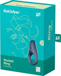 EIS, Satisfyer penisring "Vibro-Ring", oplaadbaar, gemaakt van siliconen, waterdicht — thumbnail 5