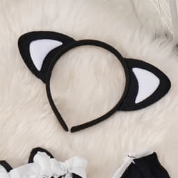 LekkerStout Lolita Kostuum - 6-Delig Incl. Accessoires - Cosplay - Sexy Lingerie | L | ( LS028 ) — thumbnail 12