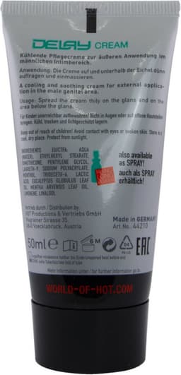 Hot-Hot Delay Creme 50 Ml-Creams&lotions&sprays — thumbnail 2