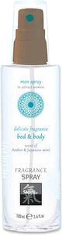 Shiatsu Feromonen Bed & Body Spray Voor Mannen - Amber & Japanse Mint — thumbnail 2