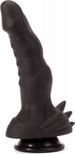 Lusty Dildo Reptile - 20 x 4 cm - Gemaakt van Zijdezacht Siliconen - Met Zuignap - Buigzaam - Anaal Dildo - Sex Toys - Seksspeeltje voor mannen en vrouwen - Suction Cup Dildo - Realistische Dildo — thumbnail 2