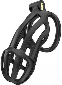 Rimba Toys - P-Cage PC02 - Kunststof Kuisheidskooi - Peniskooi - Chastity - Zwart — thumbnail 13