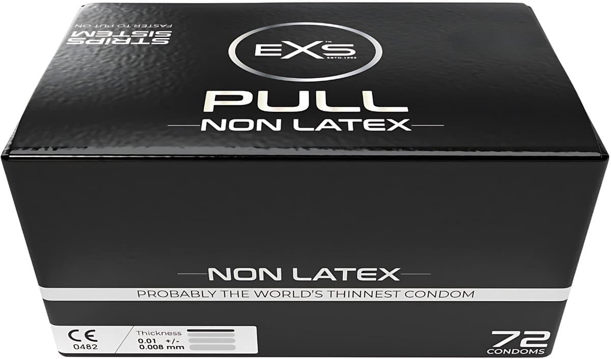 EXS Pull On Unique - 72 latexvrije condooms met pull-on strip — afbeelding 1