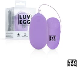 LUV EGG - Vibrerend Ei met Afstandsbediening - XL Vibratie Ei - Oplaadbaar - Waterproof - Koppeltoy - Seksspeeltje - Sex Toys voor Vrouwen - Paars — thumbnail 16