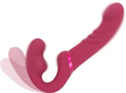 Lovense - Lapis Strapless Strap-on Vibrator - Roze — thumbnail 20