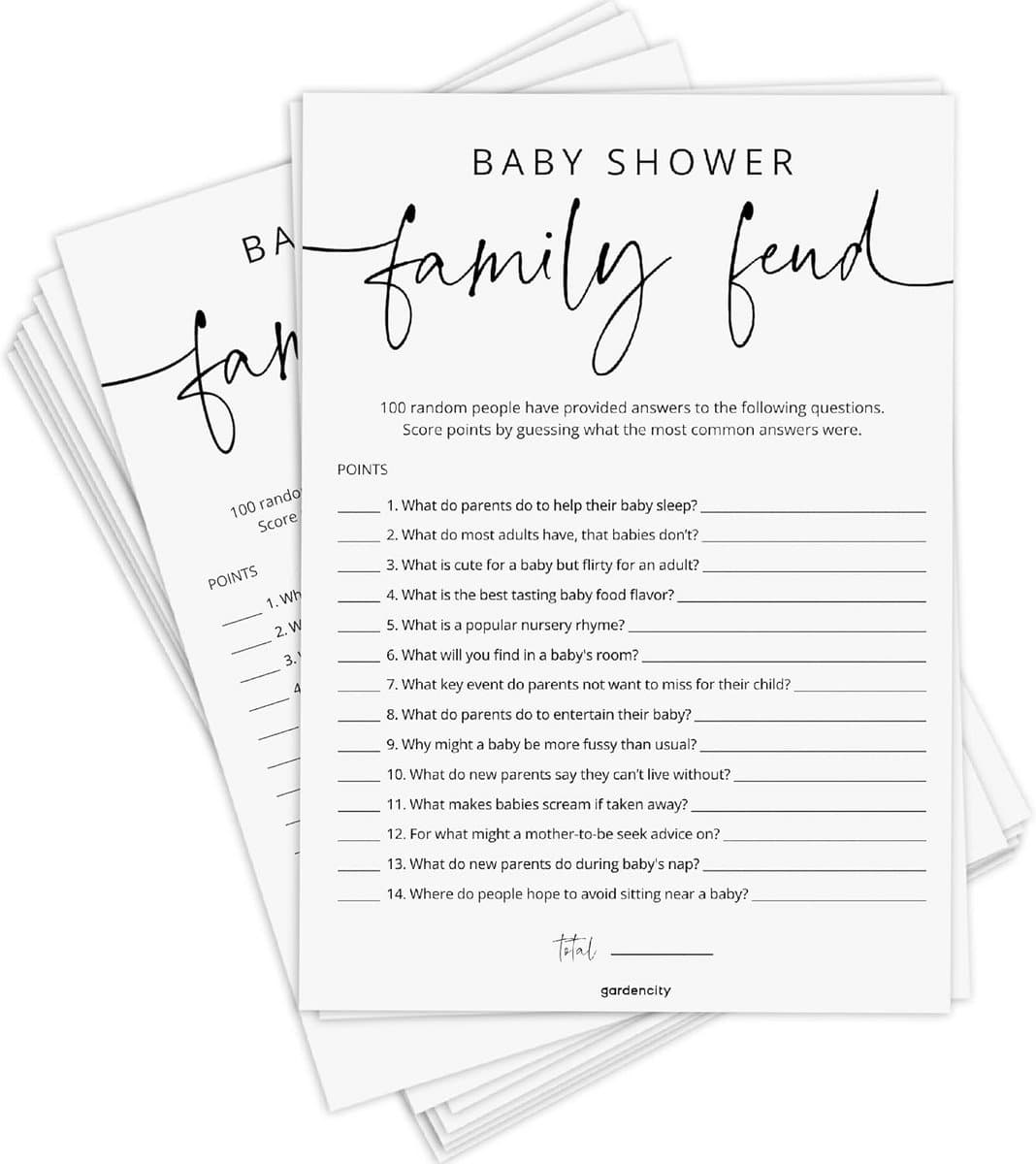 50 Babyshower Raadspellen - Interactieve Activiteit voor Jongen of Meisje — afbeelding 1