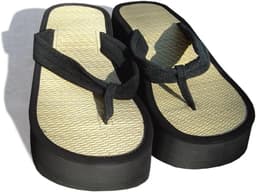 Dames Zori Sandalen - Japanse Slippers - Comfortabel Lopen - Rijststro Hak - 6 cm Hakhoogte — thumbnail 3