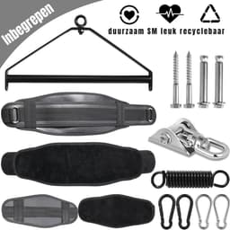 DYNA® Sex Schommel - Sex Stoel - Bondage - Zwart - 43cm x 23cm x 11cm — thumbnail 3