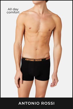 Heren Boxer Hipsters Katoen (3 Pack) met Kleurrijke Tailleband — thumbnail 4