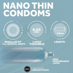 EXS Nano Thin ultra dunne condooms 3 stuks — thumbnail 7