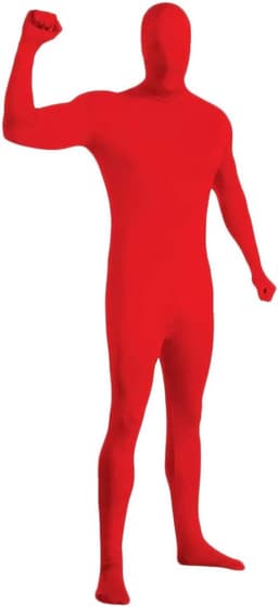 Zentai Bodysuit - Full Body Pak - Feest Kleding - Goede Stretch - XL - Rood — thumbnail 1