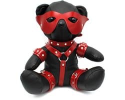 Kiotos Leather - EDDY de BDSM Teddybeer - Red Spankee - Leder