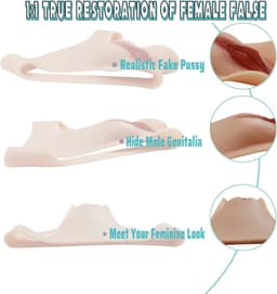 Crossdressing Slipje voor Heren - Gaff Slip met Camel Toe Controle en Y-Type String - Perfect voor Crossdressers, Transgenders en Drag Queens — thumbnail 4