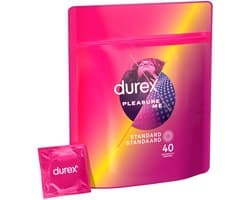 Durex - Condooms - Pleasure me 40st x2 - Voordeelverpakking
