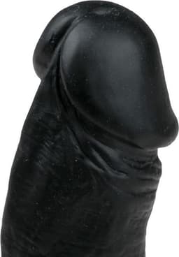 Ouch! Realistische Strap On Voorbinddildo met Harnas - 15 cm - Zwart — thumbnail 4