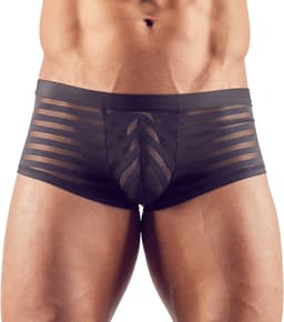 Zwarte semi-transparante herenshort M — thumbnail 1