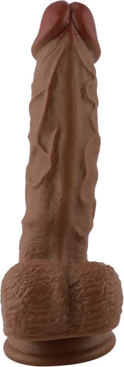 Dildo EZfunLok voor Auxfun Plus Seksmachine Bruin 21 cm — thumbnail 8
