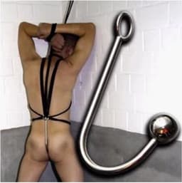 Anaal haak RVS bondage Anaal Haak Anaal Haak met Bal — thumbnail 1