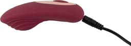 Panty Vibrator - Oplaadbare Clitoris Vibrator met Afstandsbediening en 10 Standen - Panty Vibrator voor Clitorisstimulatie met Afstandsbediening - Bordeaux — thumbnail 5