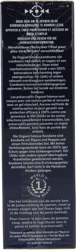 Durex - Orgasm Intense Condooms - 10 stuks — thumbnail 6