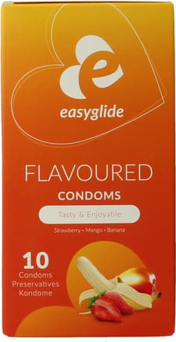 EasyGlide - Condooms met Smaakjes - Condooms met Glijmiddel - 10 stuks — thumbnail 8
