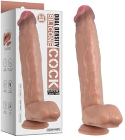 vscnovelty® Dual-Layered Nature Feel - Silicone Dildo - Super lang 29 cm — thumbnail 1