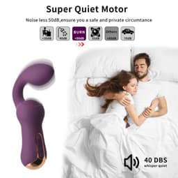 Lovemytoy® 2-in-1 G-Spot & Clitoris Vibrator – 10 Vibratiestanden – Fluisterstil – Waterdicht – Oplaadbaar – Seksspeeltje voor Vrouwen — thumbnail 4