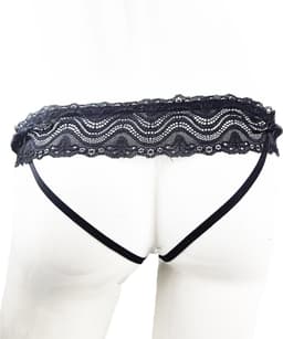 BamBella ® - String Kruisloos - One size - Sexy Zwart Erotische onderbroek Heren — thumbnail 3