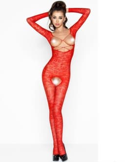 PASSION WOMAN BODYSTOCKINGS | Passion Woman Bs031 Bodystocking Red One Size — thumbnail 5
