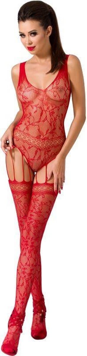 PASSION WOMAN BODYSTOCKINGS | Passion Woman Bs051 Bodystocking - Red — afbeelding 1