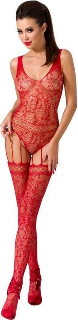 PASSION WOMAN BODYSTOCKINGS | Passion Woman Bs051 Bodystocking - Red — thumbnail 1