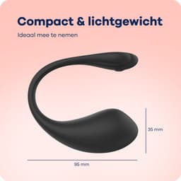 MyFantasy Vibrerend Ei met App 3.0 - Abonnementsvrije Nederlandse App - Vibrators voor Vrouwen - Clitoris Stimulator - Seksspeeltjes voor Koppel - Remote Vibrator Tril Ei - Kamasutra Eitjes - Sex Toys voor Koppels - Zwart — thumbnail 4