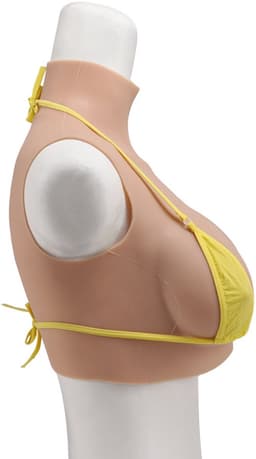 Siliconen borsten- D cup- Nep Borsten- 100% siliconen- 2500 gram -Crosdresser- Travestiet- Cosplay-Breastplate-Travestie- Natuurlijke look- — thumbnail 5