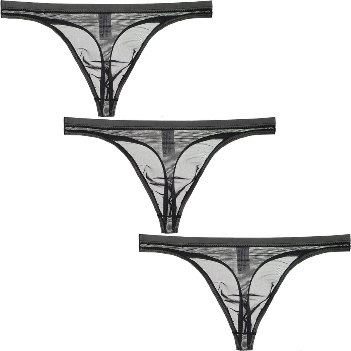 Comfortabele IJzige Zijden Heren String Ondergoed T-Back G-String — afbeelding 1
