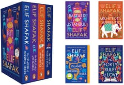 Elif Şafak 4 Boeken Boxset: De Veertig Regels van de Liefde, De Bastaard van Istanbul, De Leerling van de Architect, Het Eiland van de Verdwenen Bomen — thumbnail 4