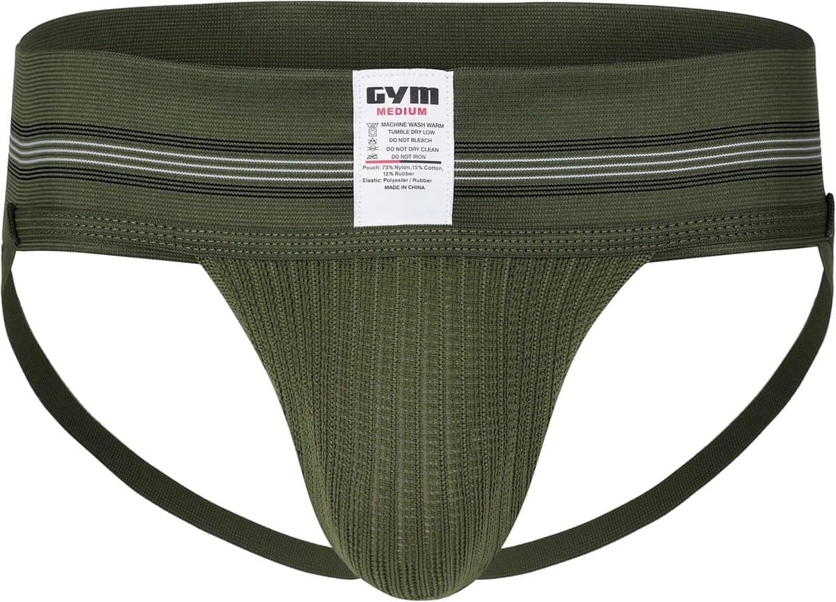 Heren Jockstrap met Brede Tailleband en Ondersteuning - 1-Pack — afbeelding 1