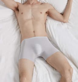 Heren Boxershorts IJssilke Dunne Slip Naadloos Laag Taille Comfortabel — thumbnail 2