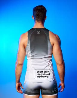 SUPAWEAR SPR Gradient Shorts Black/White - MAAT L — thumbnail 6