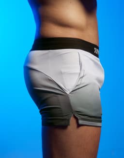 SUPAWEAR SPR Gradient Shorts Black/White - MAAT L — thumbnail 2