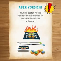 Behendigheidsspel Takoyaki - Snel Familiespel met Eetstokjes voor 2 tot 4 Spelers — thumbnail 2