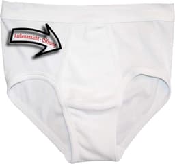 Heren Boxershorts met Opening van 100% Biologisch Katoen - 4 Stuks, Veel Kleuren, Wasbaar tot 60°C — thumbnail 3