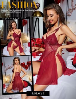 Sexy Babydoll Lingerie Outfit voor Dames - Elegant en Verleidelijk Ondergoed — thumbnail 5