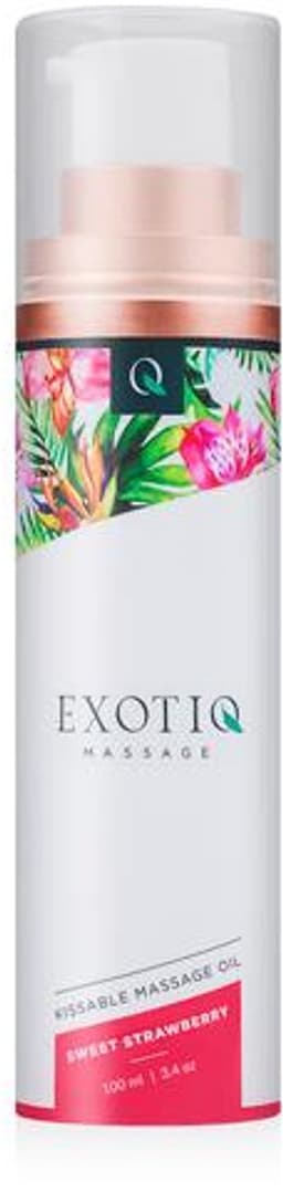 Exotiq - Massageolie - Massage Olie - Sweet Strawberry - Massageolie voor een Ontspannende Massage met Aardbeiengeur - Zijdezacht en Verzorgende Werking - 100 ml — thumbnail 13