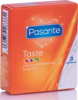 Pasante Taste - Condooms - Mix van Smaken - Gekleurd & Geurend - 3 stuks — thumbnail 15