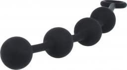EXCITE Medium Silicone Anal Beads - Black — thumbnail 5