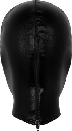 WiseGoods Luxe Latex Wetlook Masker - Feest Maskers - Sexy Kleren - Party Kleding - Erotiek Mask - Verkleden - Dames / Heren Zwart — thumbnail 2